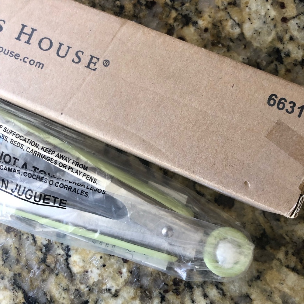 Princess House Green Silicone and Stainless Steel Kitchen Tongs 6631 NEW - Picture 4 of 9